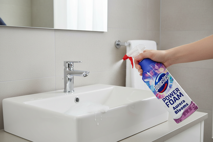 Domestos Power Foam | Aurora Bloom |  Toilet & Bathroom Cleaner | 1 x 650ml (Copy)