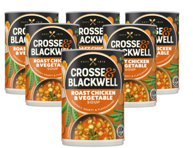 Crosse & Blackwell Roast Chicken & Vegetable Soup 6 x 400g
