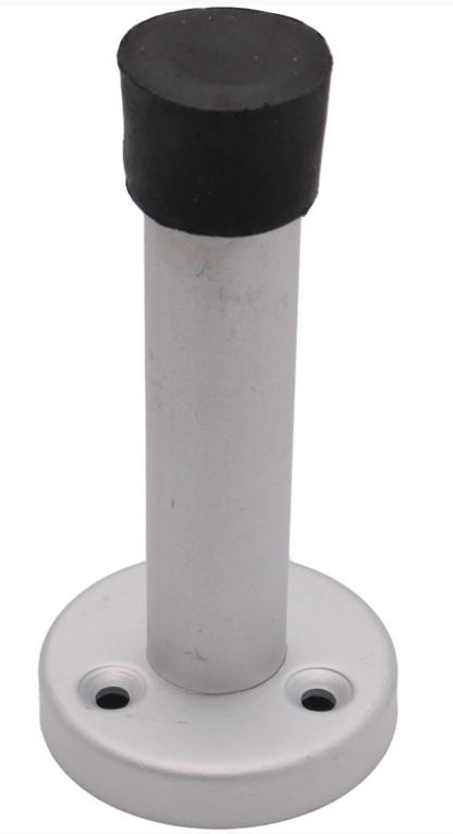 Projection Wall Mounted Door Stop - 2.5" - Aluminium S3157