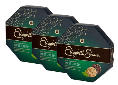 Elizabeth Shaw Dark Mint Wrapped Crisp Chocolates 26's | 3 x Box Bundle