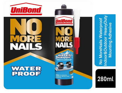 Unibond No More Nails Waterproof Adhesive Glue 280ml