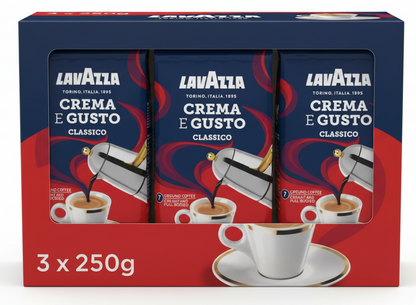 Lavazza Crema Gusto Ground Filter Coffee 250g