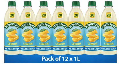 Robinsons Lemon Squash No Added Sugar 1 Litre A02103 {Clearance Line DATED END JULY }