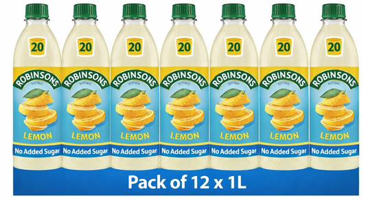Robinsons Lemon Squash No Added Sugar 1 Litre A02103 {Clearance Line DATED END JULY }