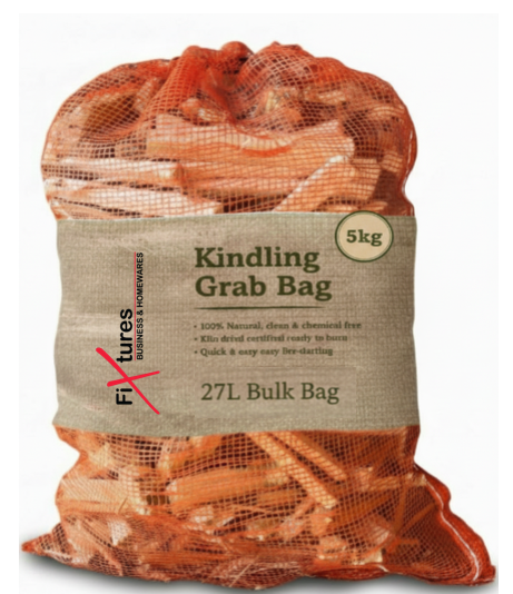 Green Olive Firewood Kindling Firestarting Wood Sticks - 5kg / 27ltr