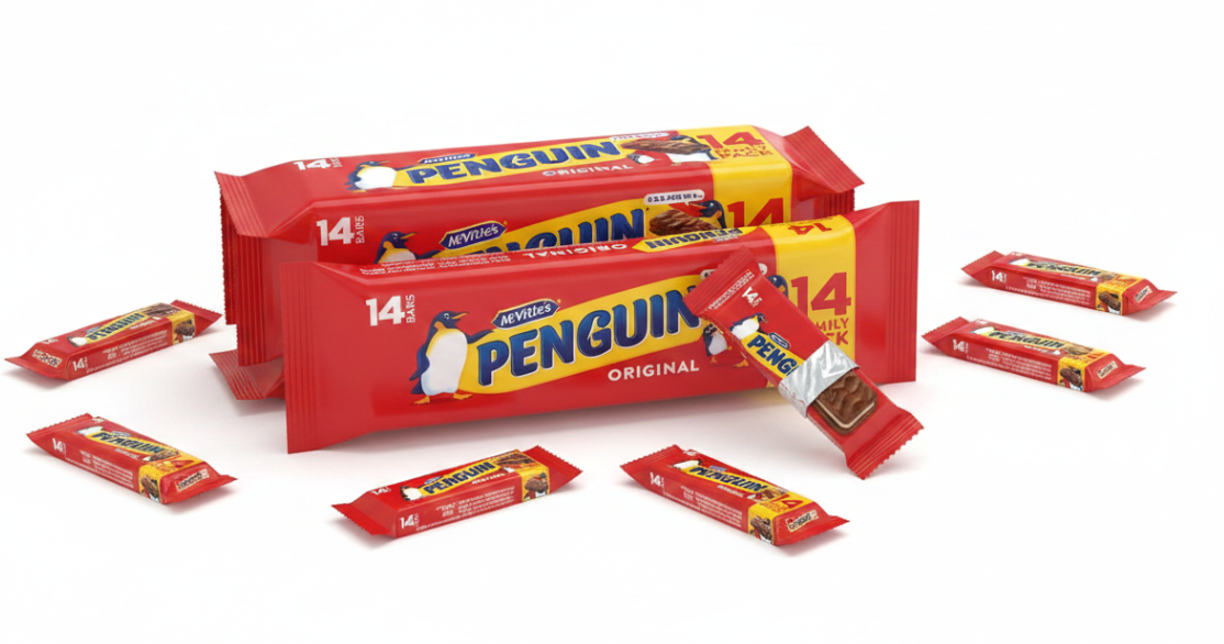 McVitie's Penguin Milk Chocolate Biscuit Bars (Pack of 14)
