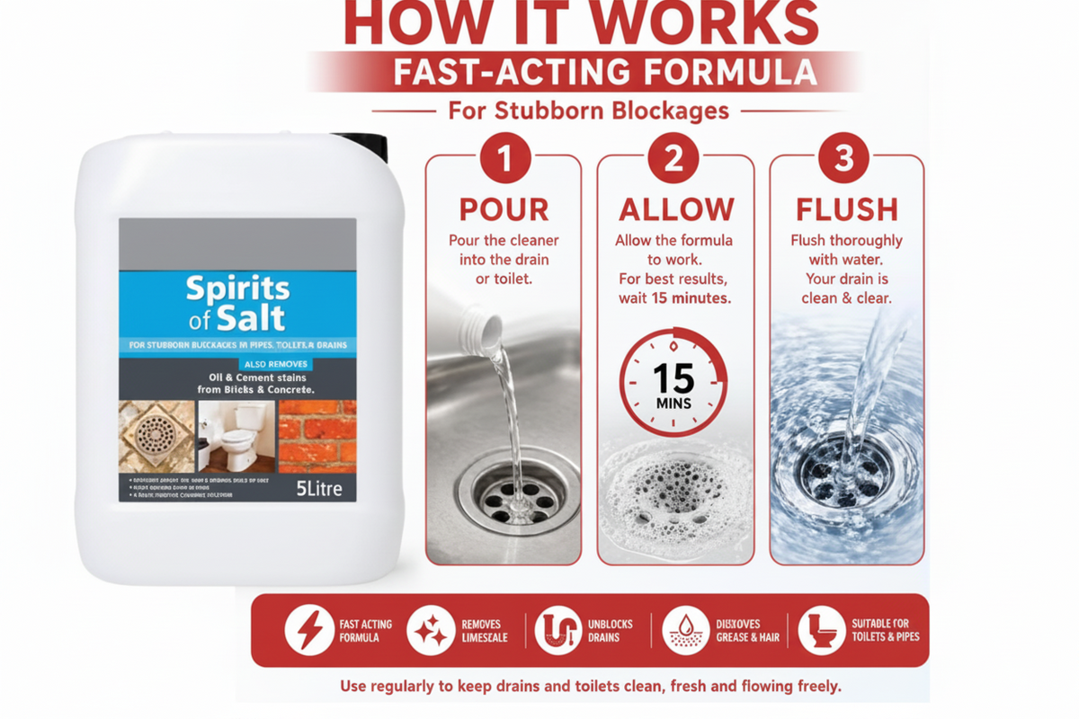 Knockout Spirit of Salts | 5 Litre Tub