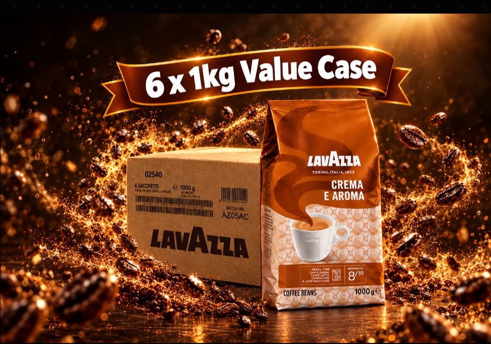 Lavazza Crema e Aroma Coffee Beans 1kg {Brown}