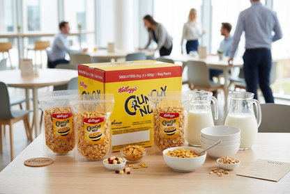Kellogg's Crunchy Nut Cornflakes Bag 460g (Pack of 4) 5147850000