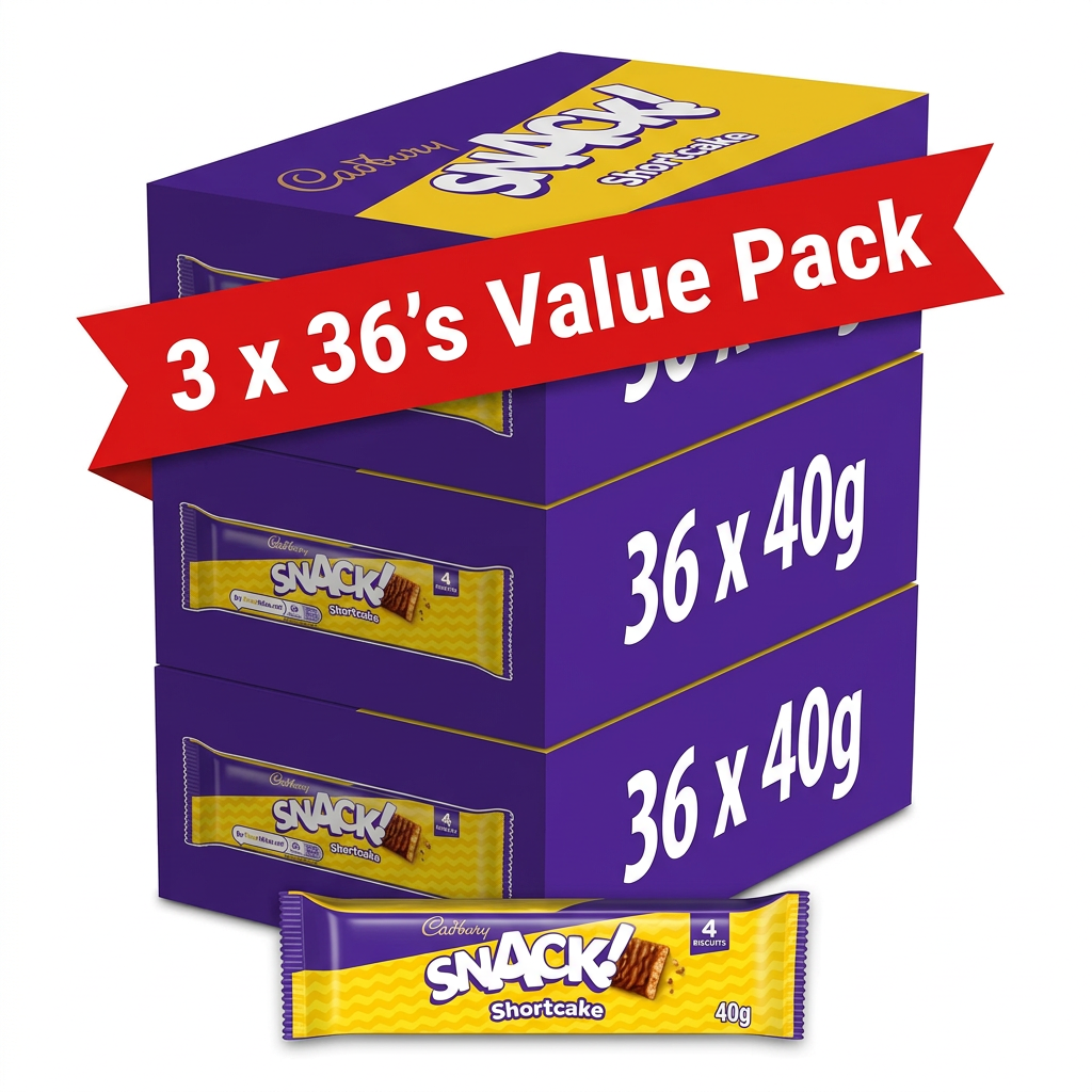 Cadbury Snack Shortcake 40g (Pack of 36) 4249109 KS80974
