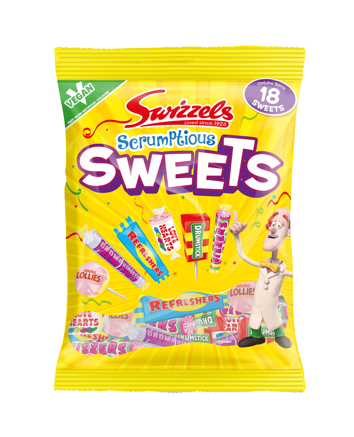 Swizzels Scrumptious Sweets 173g | Retro Classics | 6 Pack Bundle