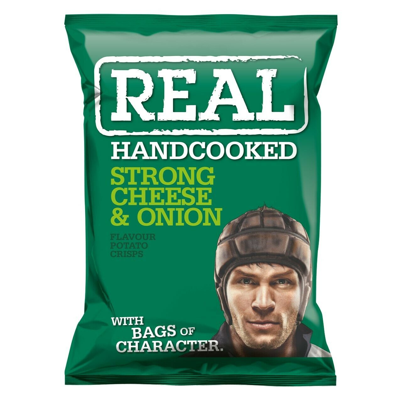 Real Crisps Strong Cheese & Onion 24 x 35g