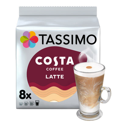 Tassimo Costa Latte Pods 16's (8 Drinks)