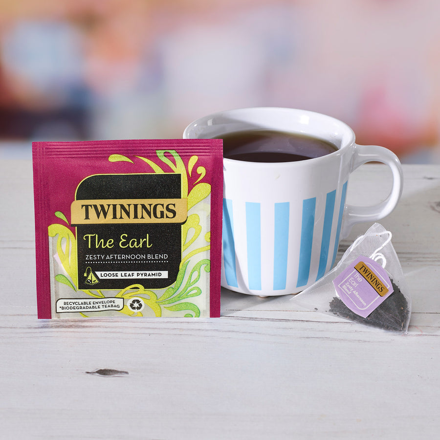 Twinings The Earl Zesty Afternoon Blend Pyramid Bags 3x 15s {45's}