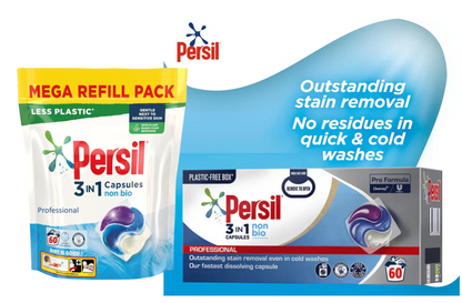 Persil Professional Formula 3in1 Non-Bio fast Dissolve Capsules 32's