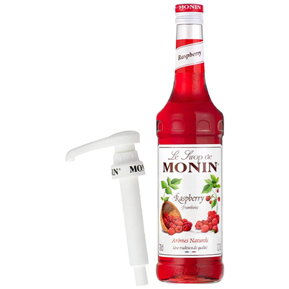 Monin Raspberry Coffee & Cocktail Syrup 700ml (Glass Bottle)