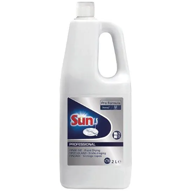 Sun Professional Streak Free Rinse Aid 2 Litre Concentrated solution for Value.