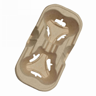 Belgravia Disposables Moulded Pulp 2 Cup Carrier x 180's