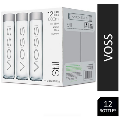Voss Artesian Still Water Glass 12x800ml