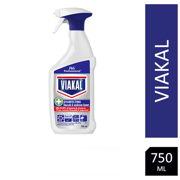 Viakal Disinfecting Limescale & Washroom Cleaner Spray 10 x 750ml | Case Rate