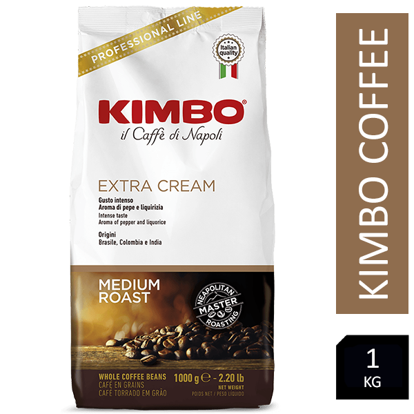 Premium "Italian" Coffee Selection from Lavazza & Kimbo Variety Pack 6 x 1kg