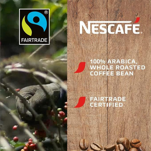 Nescafé Brasile Whole Roasted Fairtrade Coffee Beans 1kg 100% Arabica Premium