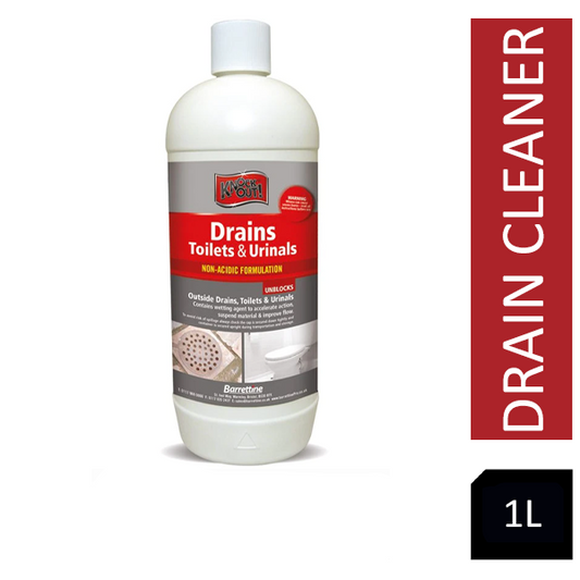 Knock Out Drains,Toilets & Urinals,Non Acidic Unblocker 1L