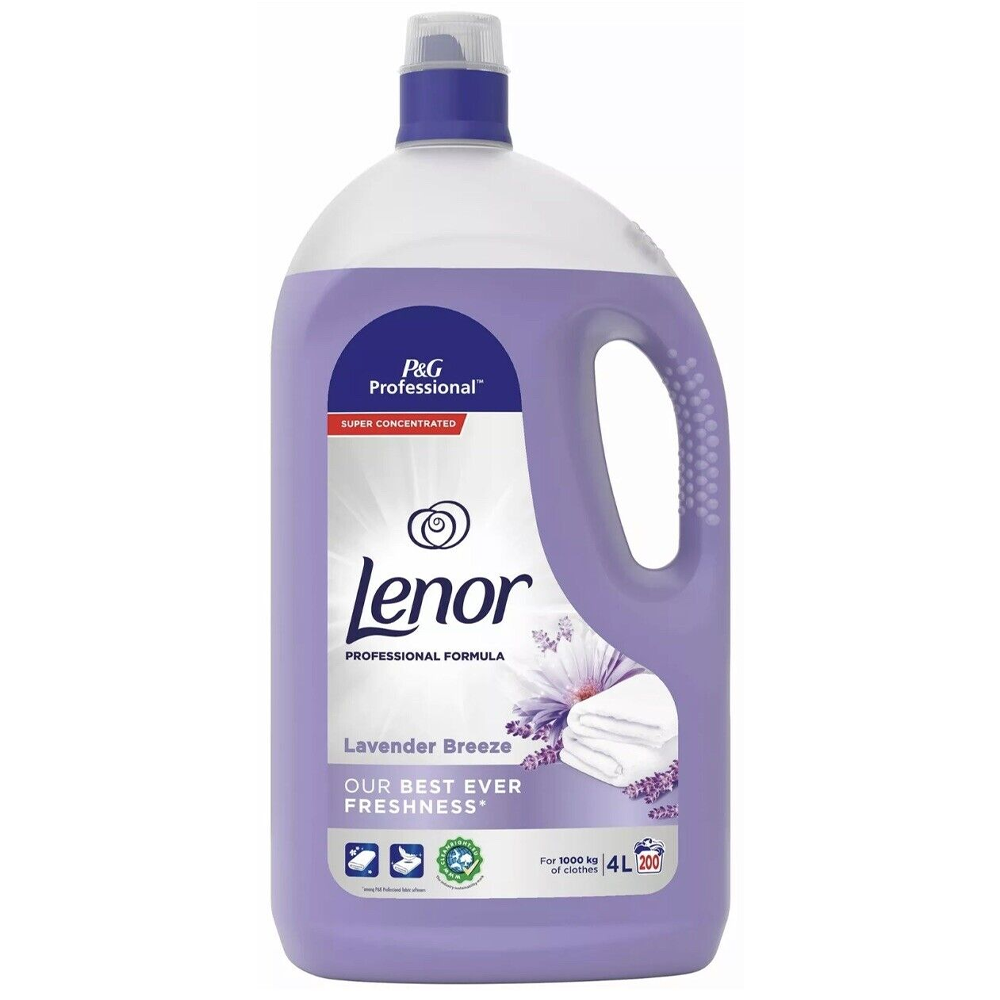 Lenor Fabric Conditioner LAVENDER & LILLY BREEZE  Professional 4L