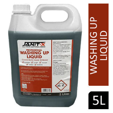 Janit-X Professional Green Washing Up Liquid 5 Litre
