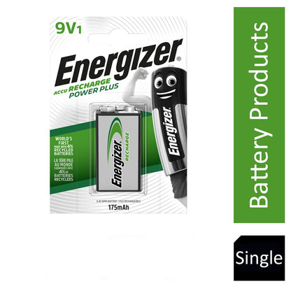 Energizer 9V Rechargable Battery Pack 1's | 4 Pack