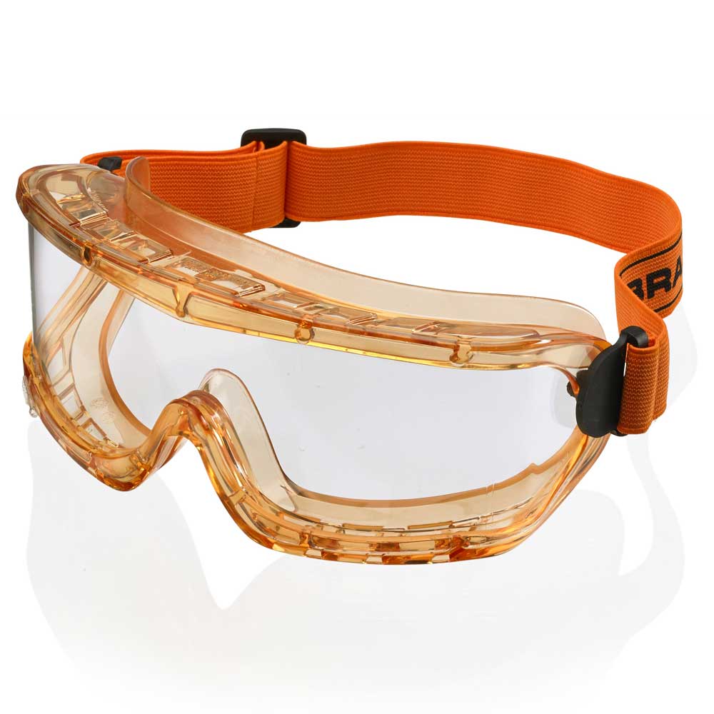 Beeswift Premium Amber Wide Vision Safety Goggles