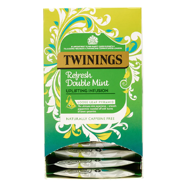 Twinings Refresh Double Mint Pyramids 15's