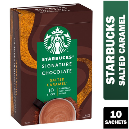 Starbucks Signature Chocolate Salted Caramel Hot Chocolate Sachets 10x22g