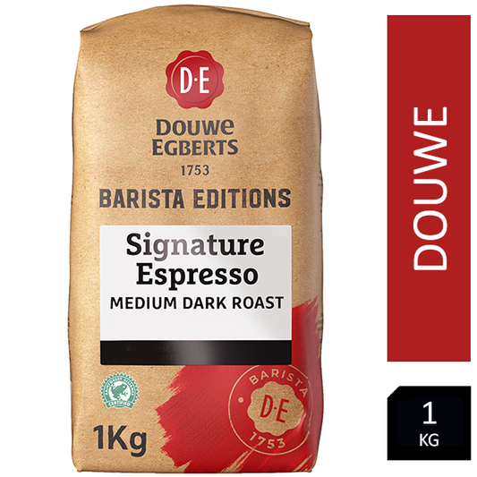 Douwe Egberts Barista Editions Signature Espresso Blend, Medium Roast Coffee Beans 1kg