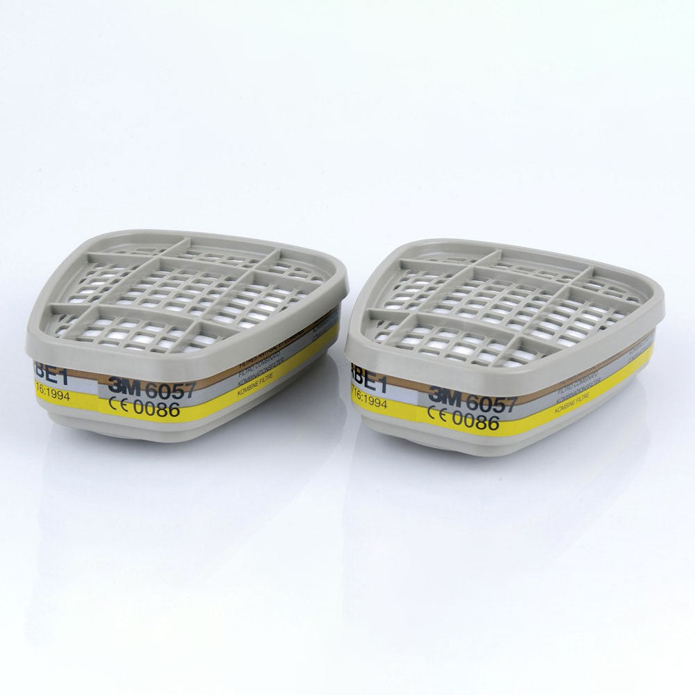 3M 6057 Gas, Vapour Filter Cartridge (Pair) - UK BUSINESS SUPPLIES