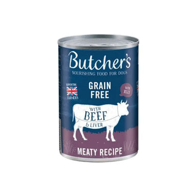 Butcher's Beef & Liver in Jelly Dog Food Tin 12 x 400g - UK BUSINESS SUPPLIES