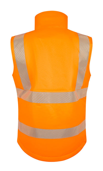 Womens Bodywarmer Fluorescent Orange ALL SIZES