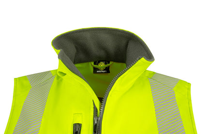 Womens Bodywarmer Fluorescent Yellow ALL SIZES