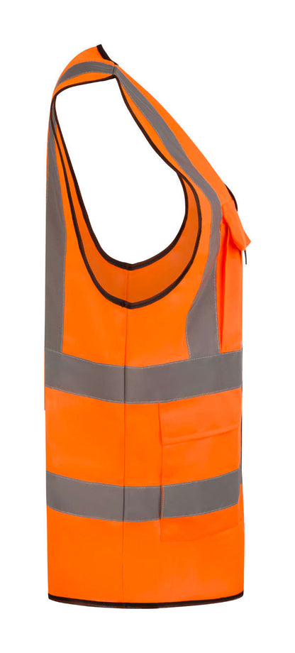 Beeswift Womens Hi-Vis Exec Waistcoat Orange ALL SIZES