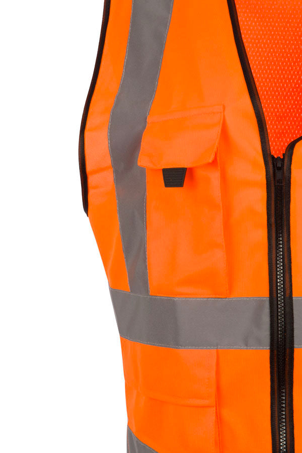 Beeswift Womens Hi-Vis Exec Waiscoat Orange M (10)