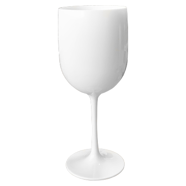 Belgravia Large White Plastic Champagne / Wine Glasses Pack 6’s {480ml} (3269)