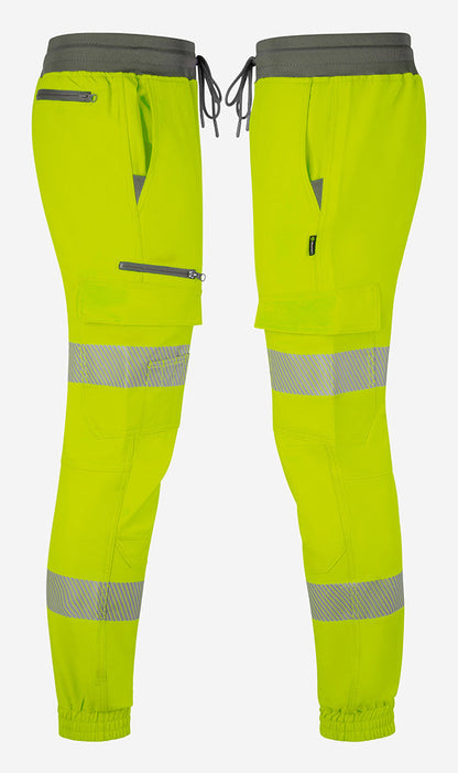 Beeswift Womens Hi-Vis Yellow Work Joggers ALL SIZES