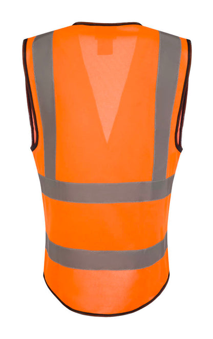 Beeswift Womens Hi-Vis Waistcoat Orange (10)
