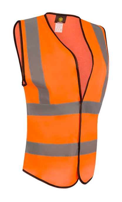 Beeswift Womens Hi-Vis Waistcoat Orange (10)