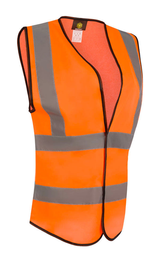 Beeswift Womens Hi-Vis Waistcoat Orange (10)
