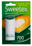 Sweetex Calorie Free Tablets for Tea & Coffee 700's Dispenser