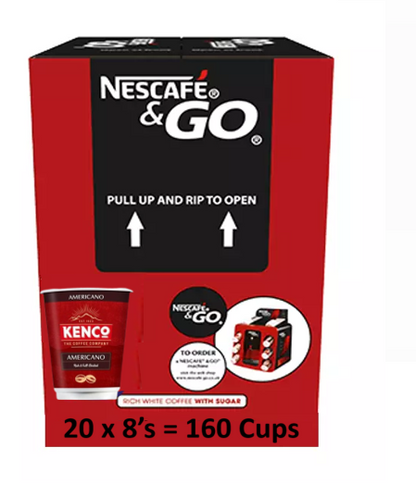 Kenco Americano Black 12oz On The Go (8-160 Cups)