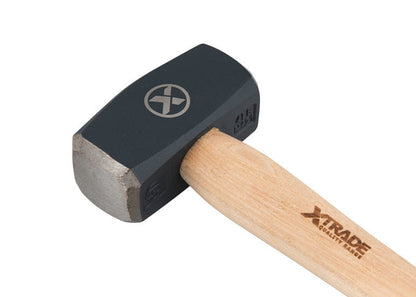 X-Trade Club Hammer 4lb | Hickory Handle | 1 x 4lb Hammer