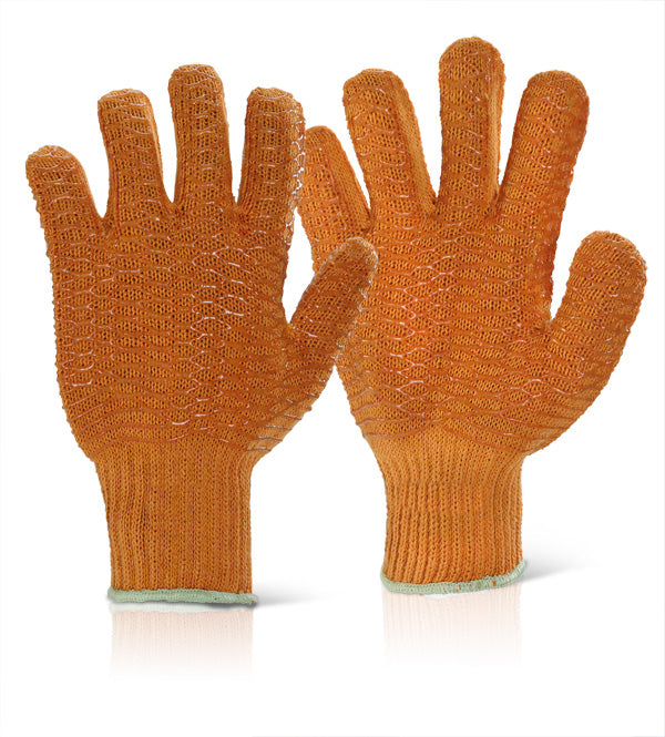 Beeswift Criss Cross Gloves Orange XL Box 10's