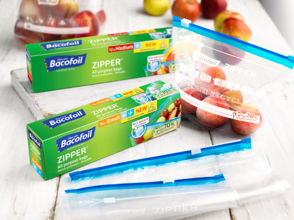 Bacofoil Zipper Bag 200 x 150mm {15's}